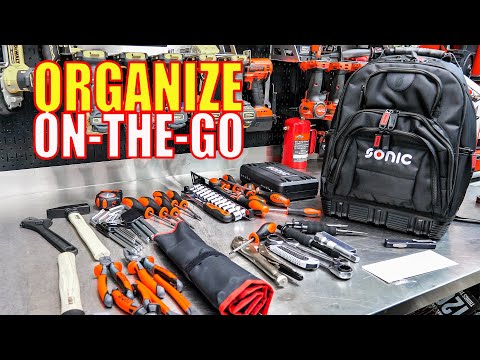 Organization on the GO - Sonic Tools USA Backpack Tool Kit Review