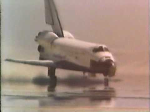 First space shuttle landing Columbia 1981