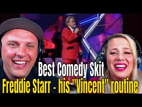 First Time Reaction To Freddie Starr - his "Vincent" routine - '93, stereo | Best Comedy Skit