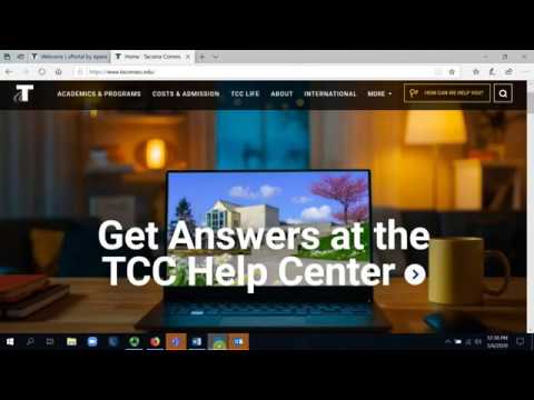 TCC Student Portal and Email Tutorial  --  1