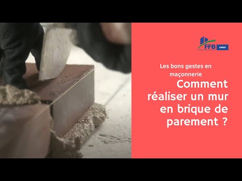 Comment réaliser un mur en brique de parement