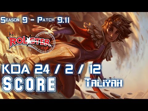 KT Score TALIYAH vs OLAF Jungle - Patch 9.11 KR Ranked