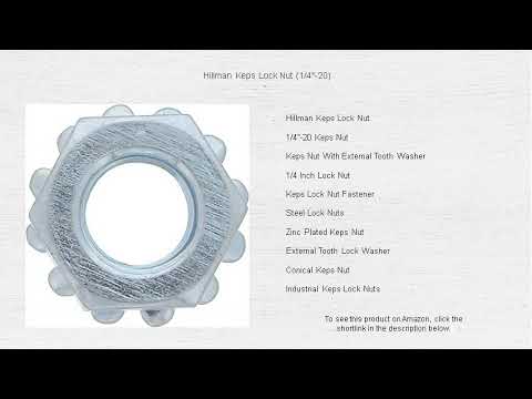 Hillman Keps Lock Nut (1/4"-20)
