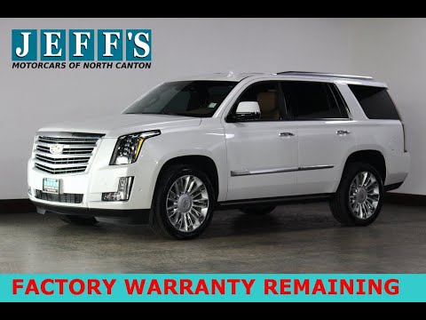 2017 Cadillac Escalade 4WD Platinum for Sale in Canton, Ohio | Jeff's Motorcars