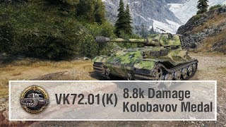 VK72.01(K) 하이라이트 (8.8k dmg, 콜로바노프 훈장)