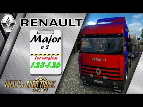 RENAULT MAJOR for [1.23-1.26] Free download ETS2 (Euro Truck Simulator 2)
