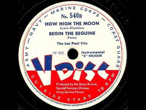 V-Disc 540  Les Paul does the Intro