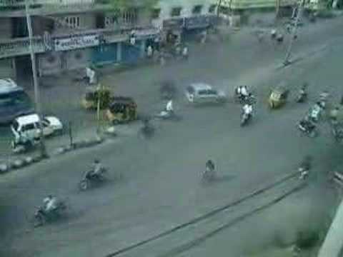 Cómo conducen en la India