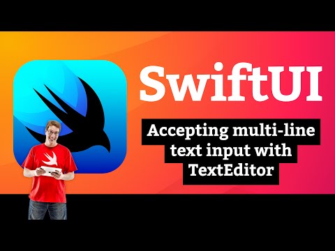 Accepting multi-line text input with TextEditor β Bookworm SwiftUI Tutorial 2/10 thumbnail