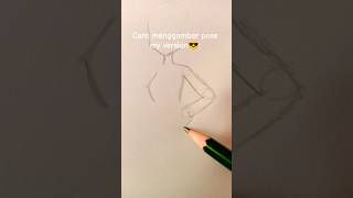 Download lagu cara menggambar pose in my version🗿😭 #art #drawing mp3