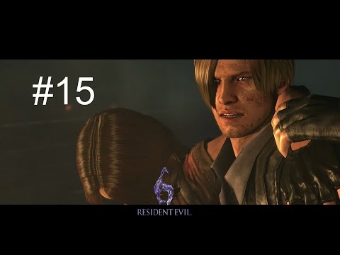 Resident Evil 6 - Leon Campaign S-Rank Walkthrough - Part 15 - Chapter 5