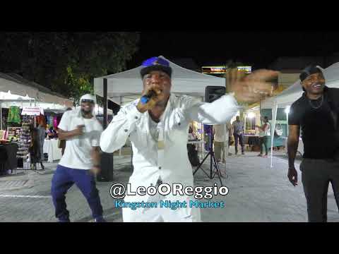 Rico Banton & Izeezi nice up Kingston Night Market (July 2024)