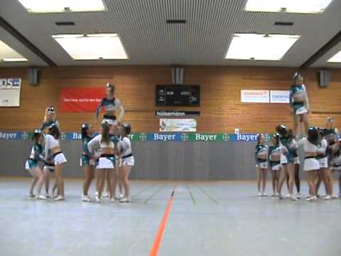 Sommerfest 2011 SC Bayer 05 Uerdingen Auftritt Loony Dolphins Cheerleader