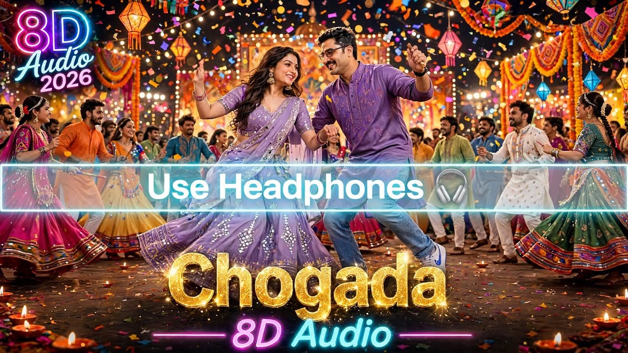 8D Audio - Chogada | LoveYatri I Garba | New Song 2026 | Garba Nights | Love Song | Use Headphones 🎧