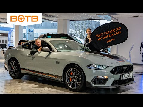 2 WEEKS AFTER HE WON! Winner Collects his new Ford Mustang Mach 1! BOTB Car Collection