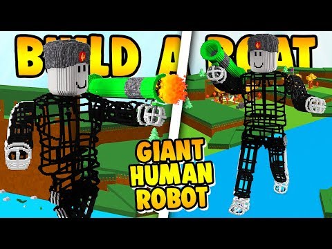 Build A Boat Giant Human Robot It Can Shoot Video Soobshestvo - 