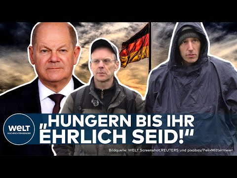 BERLIN: "Das bereitet dem Kanzler Sorge!" - "Letzte Generation" im Hungerstreik vor dem Kanzleramt!