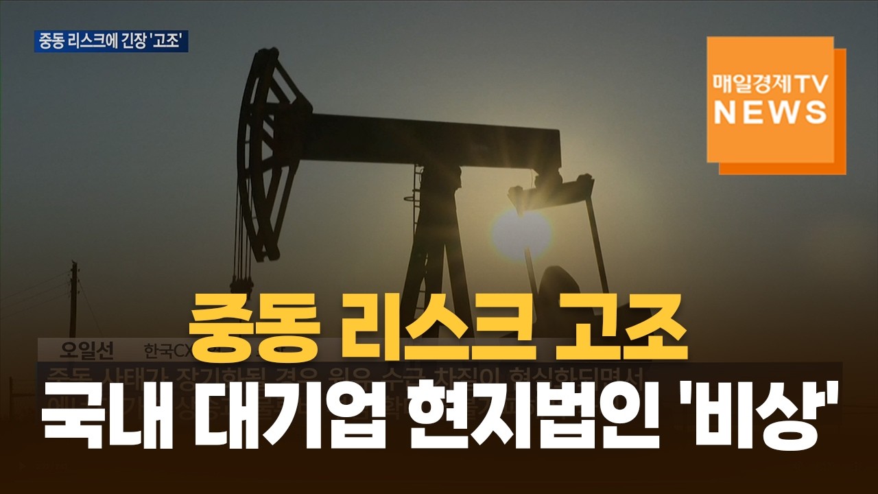 중동 리스크 고조…국내 대기업 현지법인 140곳 '비상등'