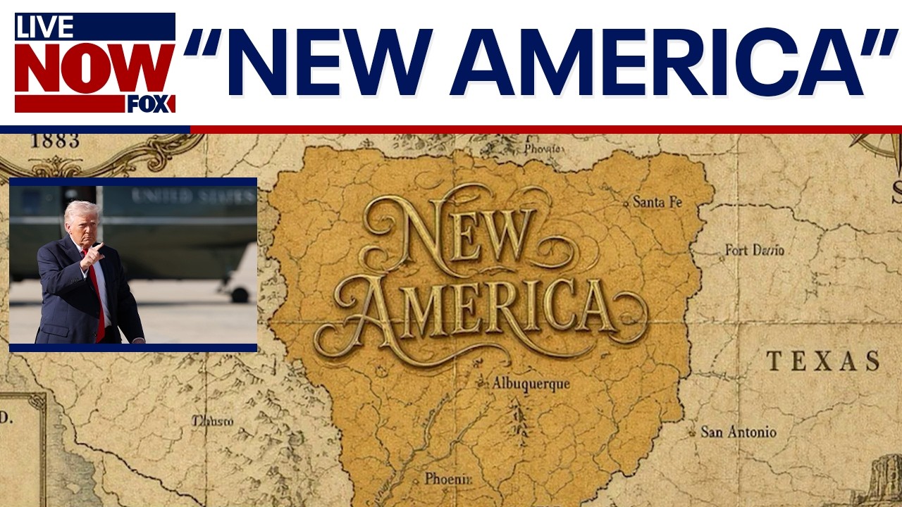 Trump shares map that renames New Mexico as New America