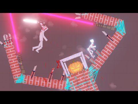 PUMKIN GOLEM Attack on People Playground - People Playground 1.21.3