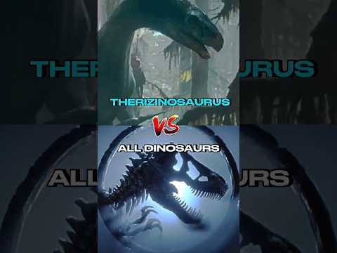 Therizinosaurus vs All Dinosaurs | Jurassic Franchise | #dinosaur #shorts