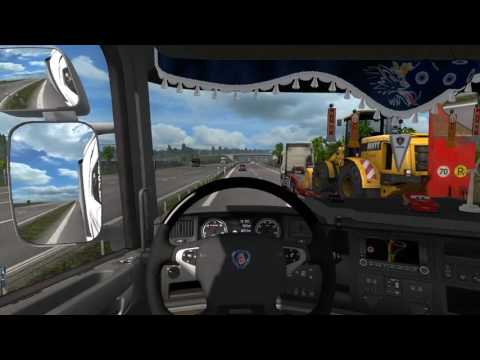 Euro Truck Simulator 2 / Scania R500 V8 / 1.25 Public Beta /  StockHolm to Jönköping
