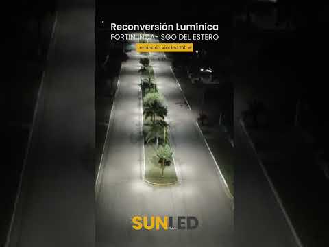 SUNLED| Reconversión lumínica en Fortín Inca (Sgo del Estero)