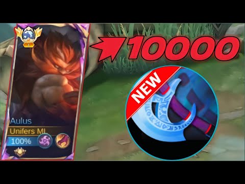 WTF DAMAGE!! TOP GLOBAL 1 AULUS BEST BUILD - BEST BUILD AND EMBLEM AULUS 2025 - NEW GAME PLAY AULUS