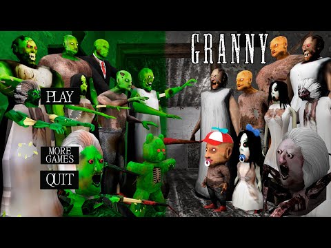 All Bosses vs Zombie Bosses! Granny Animation Full Gameplay