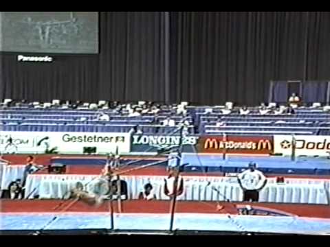 8th Team HUN Eszter Ovary UB - 1991 World Gymnastics Championships 9.237