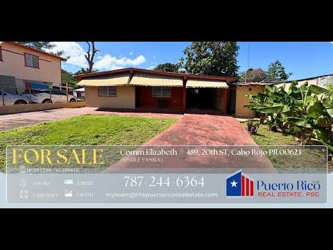 Home for Sale in Cabo Rojo PR | 3BR Investment or Airbnb Opportunity