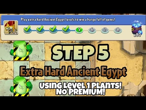 Plants vs. Zombies 2 | Epic Quest: Ancient Egypt Entanglement - Step 5