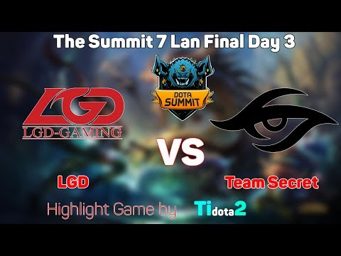 Secret vs LGD Game 1 Highlight | The Summit 7 Lan Final Day 3 | Team Secret vs LGD Gaming