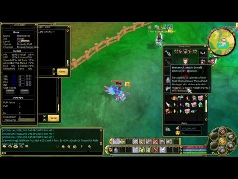 Insanity Flyff E170 - Fire Card X, buying 10 and using them