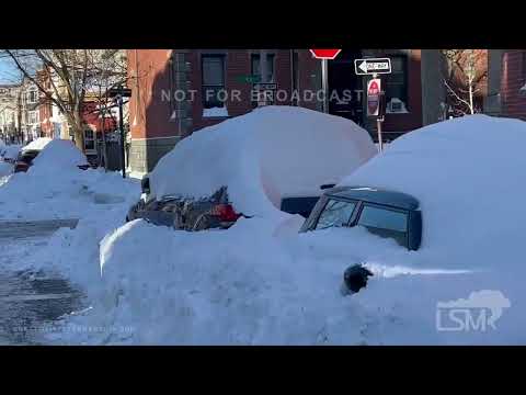 01-30-2022 Boston, MA - Blizzard Aftermath