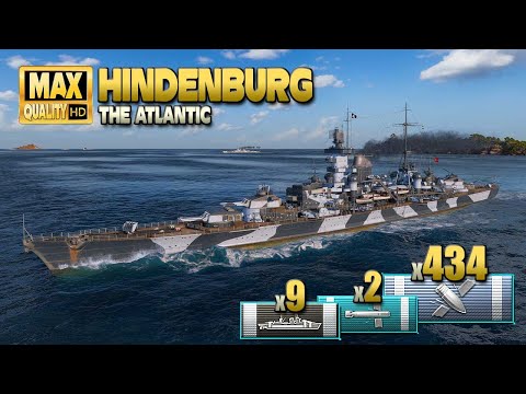 Cruiser Hindenburg on map Greece - World of Warships