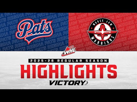 Regina Pats at Moose Jaw Warriors 11/08 | WHL Highlights 2025-26