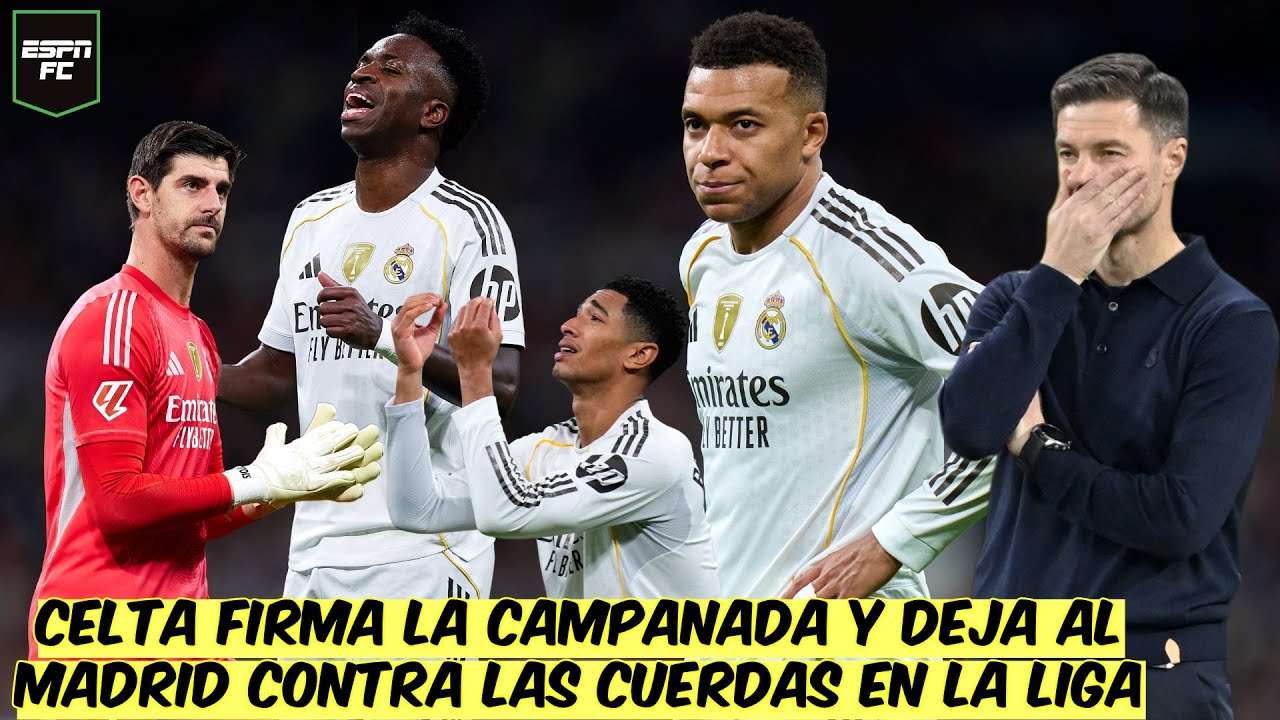 CELTA ASALTA EL BERNABÉU y deja al REAL MADRID a cuatro puntos del BARCELONA | ESPN FC