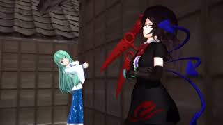 MMD Nue Houjuu Shrinks Sanae