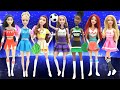 Play Doh Disney Princess Cheerleaders Belle Ariel Tiana Rapunzel Mulan Inspired Costumes