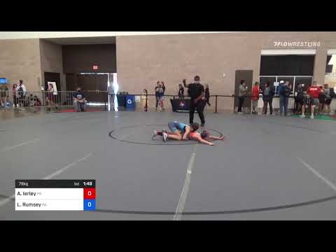 79 Kg Rr Rnd 2 - Alysiana Ierley, PA Vs Lillian Rumsey, PA