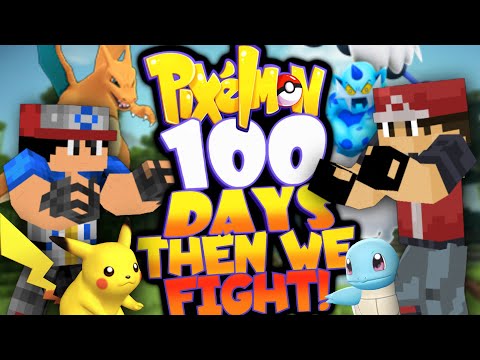 100 Days in Pixelmon Minecraft Then we FIGHT FINALE!