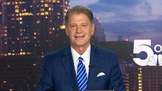 SIGNING OFF: Mike Bush's last words to the viewers as he is set to retire
