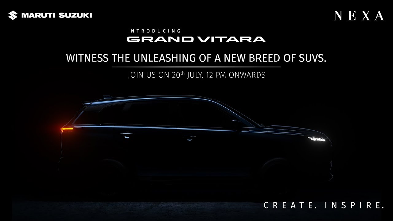 Introducing a New Breed of SUVs. The Grand Vitara facade placeholder