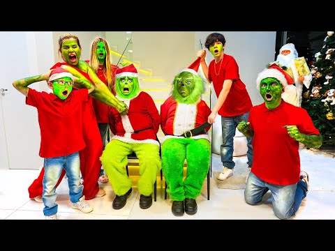 O GRINCH MALVADÃO - VIRAMOS A FAMÍLIA GRINCH PARA SALVAR O NATAL! CONSEGUIMOS?! - Parte 4