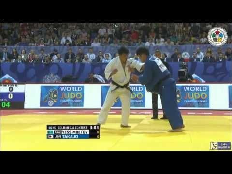 Judo 2015 Grand Slam Tyumen: Yessimbetov (KAZ) - Takajo (JPN) [-66kg] final