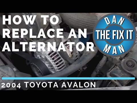 2004 TOYOTA AVALON - HOW TO REPLACE AN ALTERNATOR - DIY