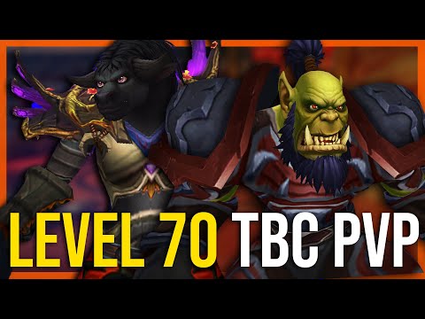 TBC Beta PvP: Level 70 Arms Warrior / RDruid Arena Session - World of Warcraft Classic: TBC