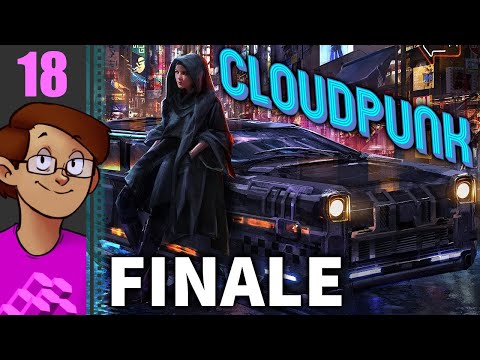 Let's Play Cloudpunk Part 18 FINALE - Decision Above the Clouds
