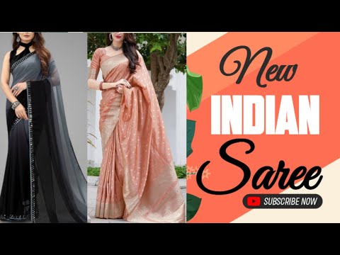 New Indian Saree🥻Latest Indian beautiful saree,